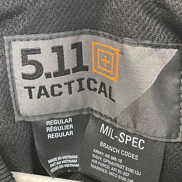 5.11 Tactical High Visibility Motorcycle Riding Vest Fluorescent Yellow Reflect - Picture 7 of 9